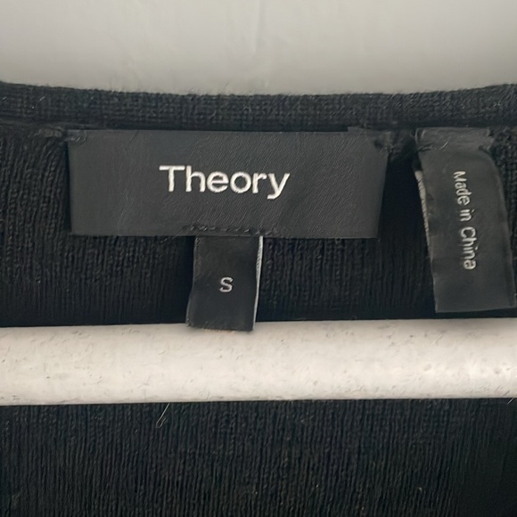 Theory open front wool blend cardigan, size S - Picture 3 of 7